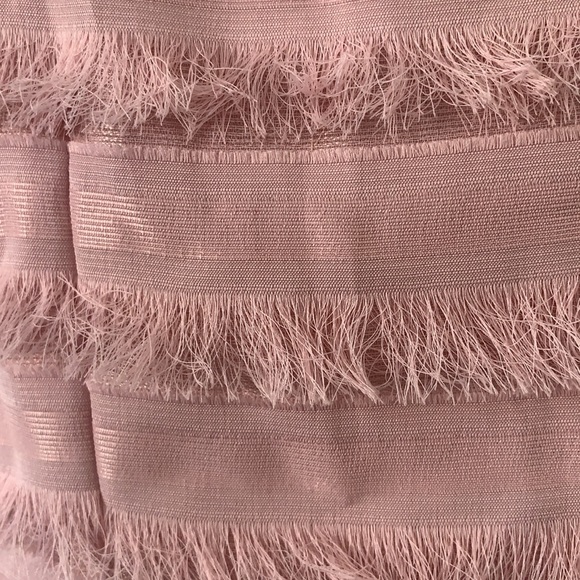 Princess Polly Mauve Pink Moline Fringe Ruffle Mini Tank Dress - Picture 8 of 13